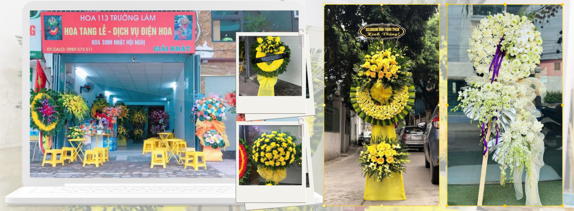 HOA TANG LỄ - DỊCH VỤ ĐIỆN HOA