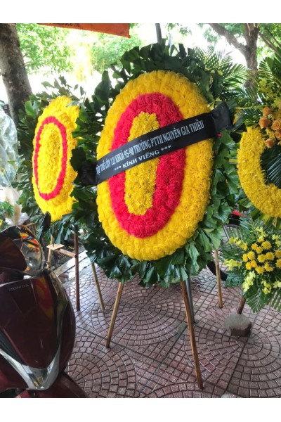 Vòng hoa hình oval