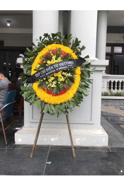 Vòng hoa hình oval