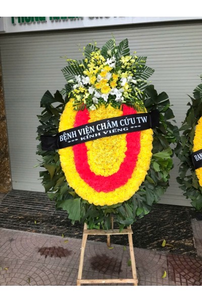 Vòng hoa hình oval