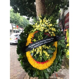 Vòng hoa hình oval