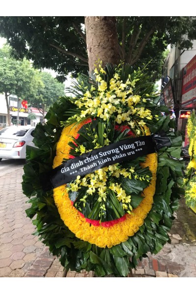 Vòng hoa hình oval